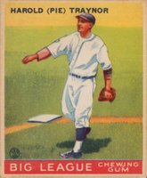1933 Goudey #22 Pie Traynor Baseball Card