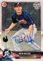2018 Topps Holiday Bowman  #TH-DW Drew Waters Autograph Baseball Card