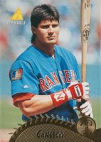 1995 Pinnacle #49 Jose Canseco Baseball Card