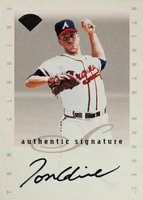 1996 Leaf Signature Extended Autographs # Tom Glavine Baseball Card