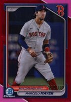 2024 Bowman Chrome Prospects #BCP44 Marcelo Mayer Fuchsia Refractor Baseball Card