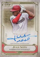 2021 Topps Tier One Tier One Talent Autographs #JS Juan Soto Baseball Card