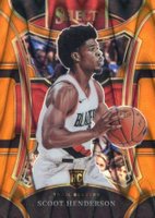 2023 Panini Select #324 Scoot Henderson Orange Tectonic Basketball Card
