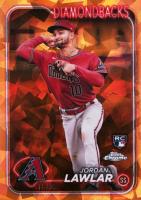 2024 Topps Chrome Sapphire #451 Jordan Lawlar Orange Baseball Card