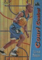 1998 Finest Court Control #CC5 Stephon Marbury Refractor Basketball Card