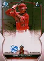 2023 Bowman Chrome Prospect Autographs #CPARD Randy de Jesus Baseball Card
