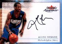 2000 Fleer Autographics # Allen Iverson Basketball Card