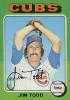 1975 Topps #519 Jim Todd Baseball Card