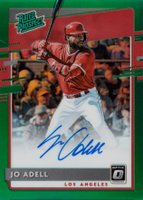 2020 Panini Donruss Optic Rated Prospects #RPSJA Jo Adell Signature-Green Baseball Card