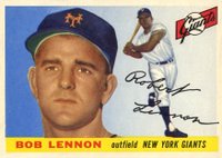 1955 Topps #119 Bob Lennon Baseball Card
