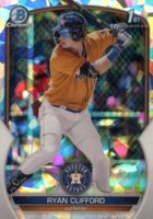 2023 Bowman Chrome Prospects #BCP10 Ryan Clifford Atomic Refractor Baseball Card