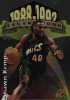 1997 Topps Generations #G13 Shawn Kemp Basketball Card