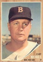 1962 Topps #403 Chet Nichols Baseball Card
