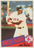 1985 Topps Tiffany #150 Jim Rice Baseball Card
