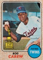 1968 Topps #80 Rod Carew Baseball Card