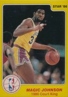 1986 Star Court Kings #17 Magic Johnson Basketball Card
