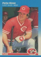 1987 Fleer Glossy #213 Pete Rose Baseball Card