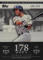 2007 Topps Moments & Milestones  #83 Derek Jeter 178 Hits Baseball Card