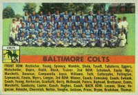 1956 Topps #48 Baltimore Colts Football Card