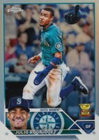 2023 Topps Chrome #200 Julio Rodriguez Refractor Baseball Card