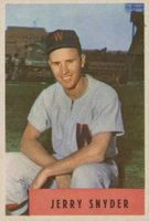1954 Bowman #216a Jerry Snyder .988/.988 Field Avg. Baseball Card