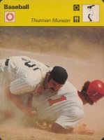 1977 Sportscaster #20-05 Thurman Munson Italy Baseball Card