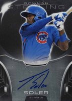 2013 Bowman Sterling Autograph Prospects #JS Jorge Soler Baseball Card