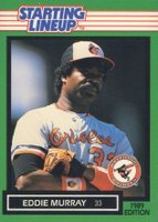 1989 Kenner Starting Lineup # Eddie Murray Baseball Card