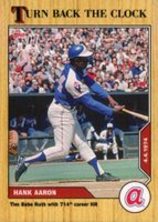2020 Topps Now Turn Back the Clock #5 Hank Aaron Baseball Card