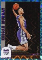 2022 Panini NBA Hoops #284 Keegan Murray Teal Explosion Basketball Card
