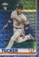 2019 Topps Chrome #39 Kyle Tucker Running-Blue Wave Refractor Baseball Card