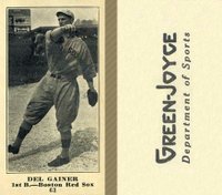 1916 Green-Joyce #63 Del Gainer Correct spell Gainor Baseball Card