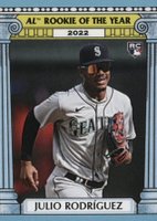 2022 Topps Throwback Thursday #140 Julio Rodriguez Variation Baseball Card