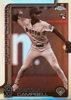 2025 Topps Chrome #171 Kristian Campbell Sepia Refractor Baseball Card