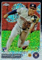2015 Topps Chrome Update #US174 Carlos Correa Black Baseball Card