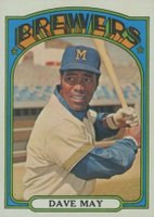 1972 Topps #549 Dave May Baseball Card