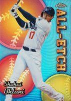 2024 Topps Chrome Chrome All Etch #CAE1 Shohei Ohtani Baseball Card