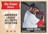 2017 Topps Heritage  #361 David Ortiz Baseball Card