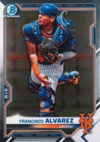 2021 Bowman Chrome Prospects #BCP53 Francisco Alvarez Baseball Card