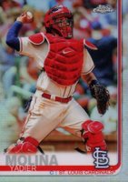 2019 Topps Chrome #51 Yadier Molina Refractor Baseball Card