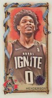 2023 Topps Allen & Ginter #265 Scoot Henderson Mini-A&G Back Basketball Card