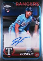 2024 Topps Chrome Update Chrome Baseball Update Series Autographs #ACJUF Justin Foscue Baseball Card