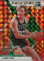 2019 Panini Mosaic #290 Larry Bird Reactive Orange Basketball Card