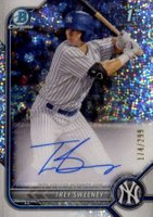 2022 Bowman Chrome Prospect Autographs #CPATS Trey Sweeney Speckle Refractor Baseball Card