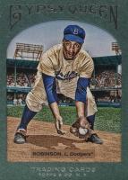 2011 Topps Gypsy Queen #4 Jackie Robinson Framed Green Baseball Card