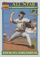 1991 Topps Desert Shield #405 Doug Drabek Baseball Card