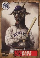 2021 Topps PROJECT70 #666 Babe Ruth Silver Frame Artist Proof Baseball Card