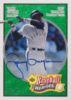 2005 Upper Deck Baseball Heroes #82 Tony Gwynn Emerald-Autograph Baseball Card