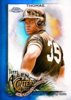 2022 Topps Allen & Ginter Chrome #9 Frank Thomas Blue Refractor Baseball Card