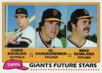 1981 Topps #502 Giants Future Stars Baseball Card